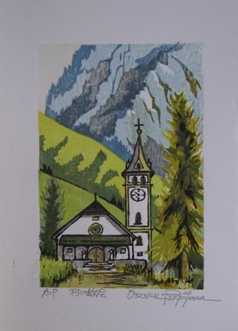 村の教会、グリンデルワルド。
