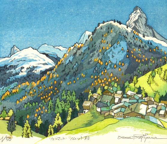 Zurmatt. Zumtt. Village.