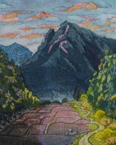 甲斐駒シルエット